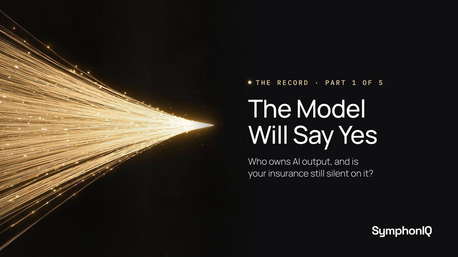 The Record, Part 1 of 5: The Model Will Say Yes